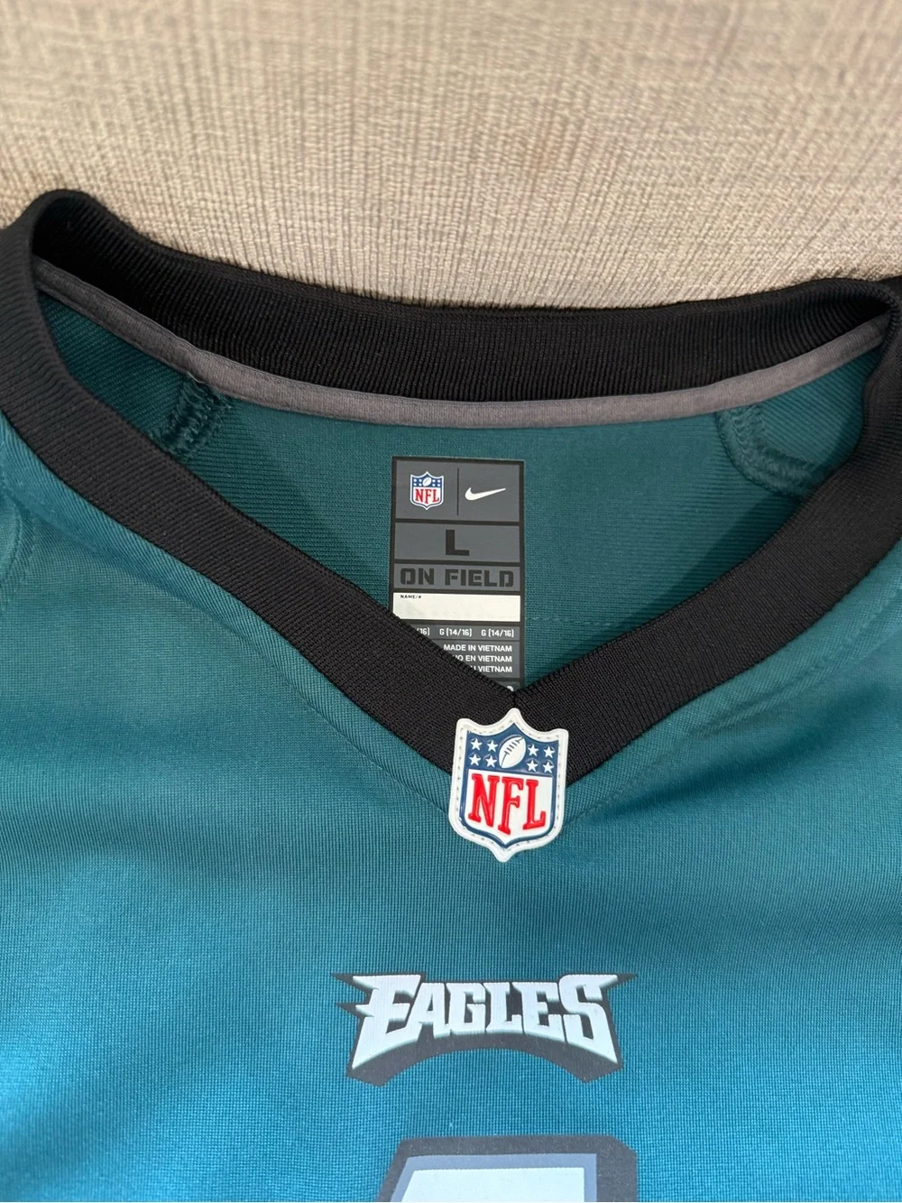 Nike Kids Philadelphia Eagles Jersey Teal #1